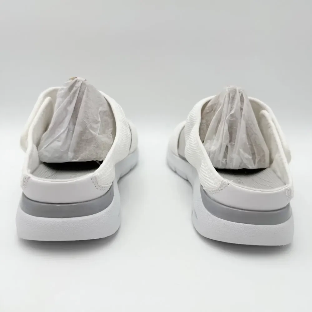 Easy Spirit Womens Taniya Sandals US 8.5 Wide White Knit EUC